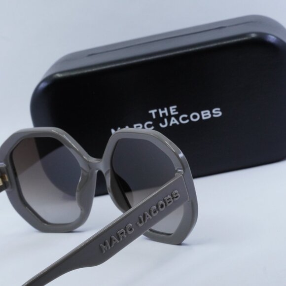 Marc Jacobs MARC 659/S 0KB7 HA Geometric Sunglasses - Grey/Brown main image 5